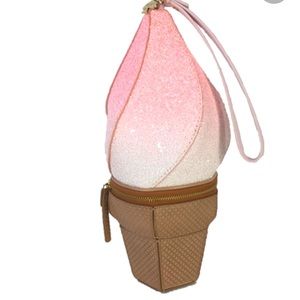 Kate Spade Pink Ice Cream Cone Wristlet
